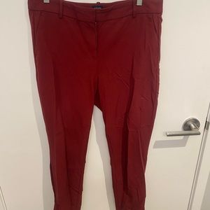 J crew ruby pant in red